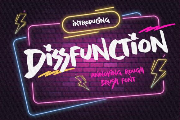 Dissfunction Font: The Authentic Handmade Typeface