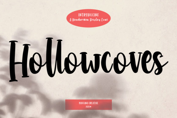 Hollowcoves: A Handwritten Font for Authentic Brand Stories