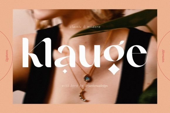 Klauge Font: Where Modern Class Meets a Touch of Magic