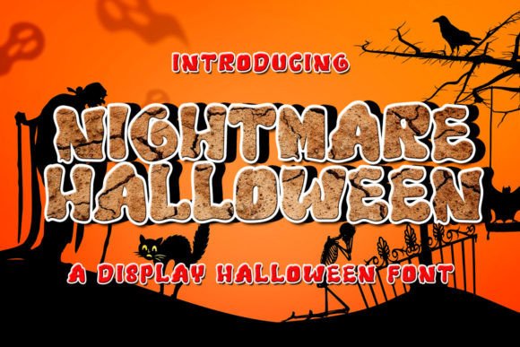 Nightmare Halloween Font: Whimsical & Spooky Typography