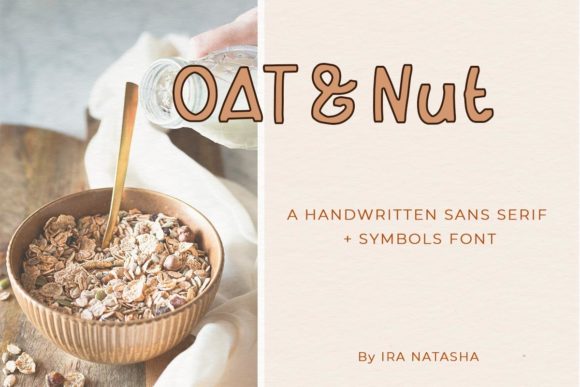 Oat & Nut Font: Clean Modern Sans Serif for Designers