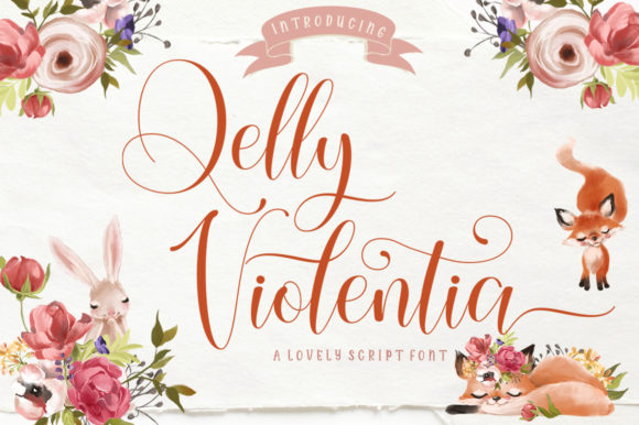 Qelly Violentia Font: Irregular Elegance for Modern Designs