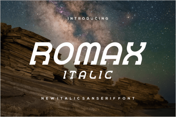 Romax Italic Font: Where Classic Elegance Meets Modern Edge
