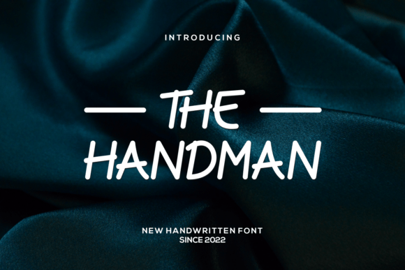 The Handman Font: A Bold Handwritten Style for Modern Design